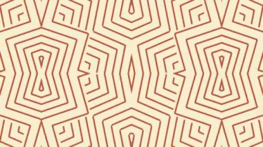 Kaleydoskop sorunsuz döngü sıra mandala desenler çok renkli hareketli grafik arka plan soyut. Yoga için ideal, kulüpleri, gösterir