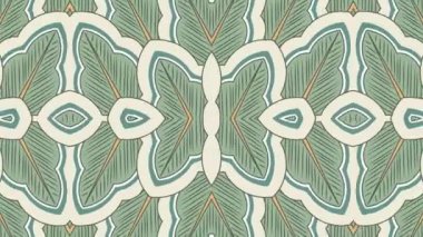 Kaleydoskop sorunsuz döngü sıra mandala desenler çok renkli hareketli grafik arka plan soyut. Yoga için ideal, kulüpleri, gösterir