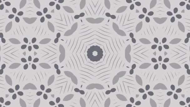 Kaleidoscope Seamless Loop Sequence Mandala Patterns Abstract Multicolored Motion Graphics — Stock Video