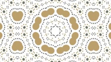 Kaleydoskop sorunsuz döngü sıra mandala desenler çok renkli hareketli grafik arka plan soyut. Yoga için ideal, kulüpleri, gösterir