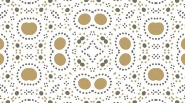 Kaleydoskop sorunsuz döngü sıra mandala desenler çok renkli hareketli grafik arka plan soyut. Yoga için ideal, kulüpleri, gösterir