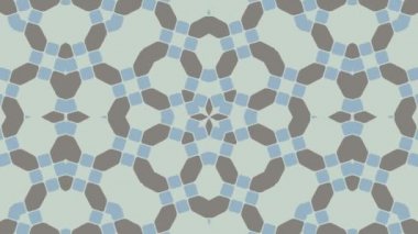 Kaleydoskop sorunsuz döngü sıra mandala desenler çok renkli hareketli grafik arka plan soyut. Yoga için ideal, kulüpleri, gösterir
