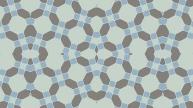 Kaleydoskop sorunsuz döngü sıra mandala desenler çok renkli hareketli grafik arka plan soyut. Yoga için ideal, kulüpleri, gösterir