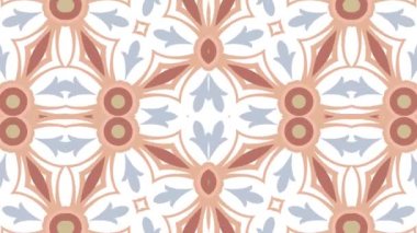 Kaleydoskop sorunsuz döngü sıra mandala desenler çok renkli hareketli grafik arka plan soyut. Yoga için ideal, kulüpleri, gösterir