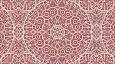 Kaleydoskop sorunsuz döngü sıra mandala desenler çok renkli hareketli grafik arka plan soyut. Yoga için ideal, kulüpleri, gösterir