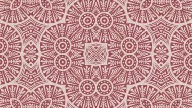 Kaleydoskop sorunsuz döngü sıra mandala desenler çok renkli hareketli grafik arka plan soyut. Yoga için ideal, kulüpleri, gösterir