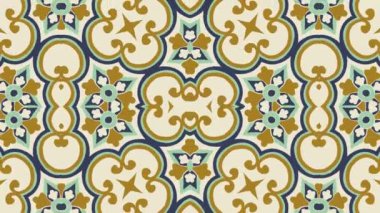 Kaleydoskop sorunsuz döngü sıra mandala desenler çok renkli hareketli grafik arka plan soyut. Yoga için ideal, kulüpleri, gösterir