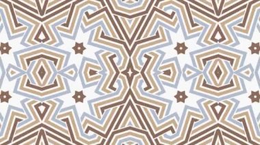 Kaleydoskop sorunsuz döngü sıra mandala desenler çok renkli hareketli grafik arka plan soyut. Yoga için ideal, kulüpleri, gösterir