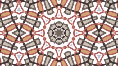 Kaleydoskop sorunsuz döngü sıra mandala desenler çok renkli hareketli grafik arka plan soyut. Yoga için ideal, kulüpleri, gösterir