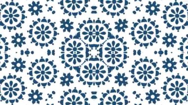 Kaleydoskop sorunsuz döngü sıra mandala desenler çok renkli hareketli grafik arka plan soyut. Yoga için ideal, kulüpleri, gösterir