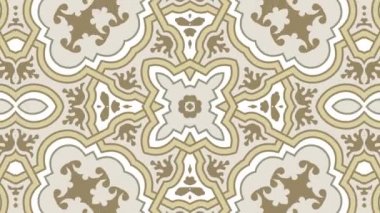Kaleydoskop sorunsuz döngü sıra mandala desenler çok renkli hareketli grafik arka plan soyut. Yoga için ideal, kulüpleri, gösterir