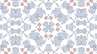 Kaleydoskop sorunsuz döngü sıra mandala desenler çok renkli hareketli grafik arka plan soyut. Yoga için ideal, kulüpleri, gösterir