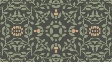 Kaleydoskop sorunsuz döngü sıra mandala desenler çok renkli hareketli grafik arka plan soyut. Yoga için ideal, kulüpleri, gösterir