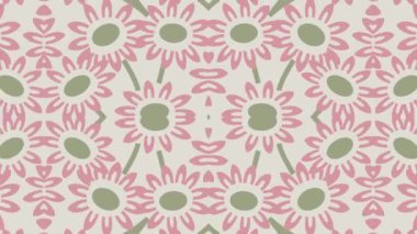 Kaleydoskop sorunsuz döngü sıra mandala desenler çok renkli hareketli grafik arka plan soyut. Yoga için ideal, kulüpleri, gösterir