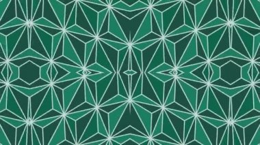 Kaleydoskop sorunsuz döngü sıra mandala desenler çok renkli hareketli grafik arka plan soyut. Yoga için ideal, kulüpleri, gösterir
