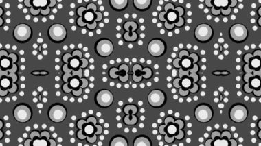 Kaleydoskop sorunsuz döngü sıra mandala desenler çok renkli hareketli grafik arka plan soyut. Yoga için ideal, kulüpleri, gösterir