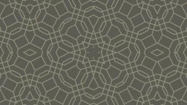 Kaleydoskop sorunsuz döngü sıra mandala desenler çok renkli hareketli grafik arka plan soyut. Yoga için ideal, kulüpleri, gösterir