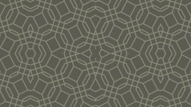 Kaleydoskop sorunsuz döngü sıra mandala desenler çok renkli hareketli grafik arka plan soyut. Yoga için ideal, kulüpleri, gösterir