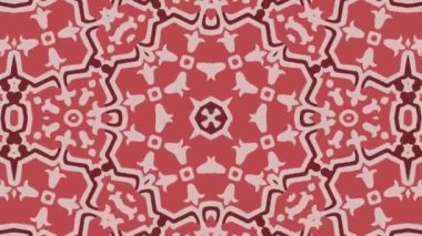 Kaleydoskop sorunsuz döngü sıra mandala desenler çok renkli hareketli grafik arka plan soyut. Yoga için ideal, kulüpleri, gösterir