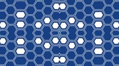 Kaleydoskop sorunsuz döngü sıra mandala desenler çok renkli hareketli grafik arka plan soyut. Yoga için ideal, kulüpleri, gösterir