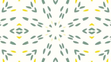 Kaleydoskop sorunsuz döngü sıra mandala desenler çok renkli hareketli grafik arka plan soyut. Yoga için ideal, kulüpleri, gösterir