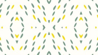 Kaleydoskop sorunsuz döngü sıra mandala desenler çok renkli hareketli grafik arka plan soyut. Yoga için ideal, kulüpleri, gösterir