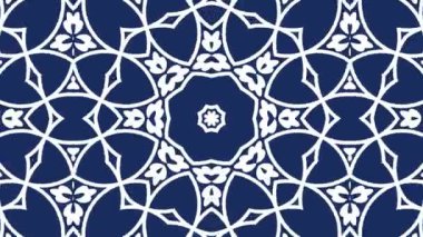 Kaleydoskop sorunsuz döngü sıra mandala desenler çok renkli hareketli grafik arka plan soyut. Yoga için ideal, kulüpleri, gösterir