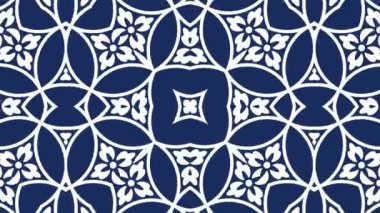 Kaleydoskop sorunsuz döngü sıra mandala desenler çok renkli hareketli grafik arka plan soyut. Yoga için ideal, kulüpleri, gösterir