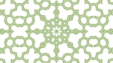 Kaleydoskop sorunsuz döngü sıra mandala desenler çok renkli hareketli grafik arka plan soyut. Yoga için ideal, kulüpleri, gösterir