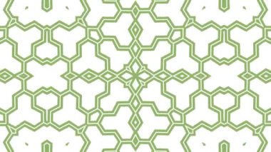 Kaleydoskop sorunsuz döngü sıra mandala desenler çok renkli hareketli grafik arka plan soyut. Yoga için ideal, kulüpleri, gösterir