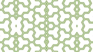 Kaleydoskop sorunsuz döngü sıra mandala desenler çok renkli hareketli grafik arka plan soyut. Yoga için ideal, kulüpleri, gösterir