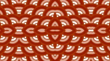 Kaleydoskop sorunsuz döngü sıra mandala desenler çok renkli hareketli grafik arka plan soyut. Yoga için ideal, kulüpleri, gösterir