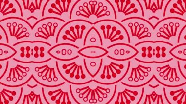 Kaleydoskop sorunsuz döngü sıra mandala desenler çok renkli hareketli grafik arka plan soyut. Yoga için ideal, kulüpleri, gösterir