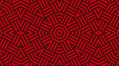 Kaleydoskop sorunsuz döngü sıra mandala desenler çok renkli hareketli grafik arka plan soyut. Yoga için ideal, kulüpleri, gösterir