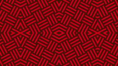 Kaleydoskop sorunsuz döngü sıra mandala desenler çok renkli hareketli grafik arka plan soyut. Yoga için ideal, kulüpleri, gösterir