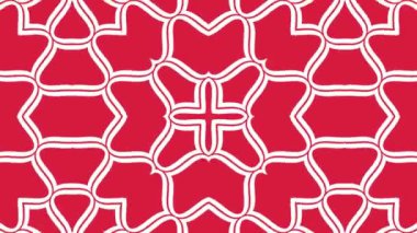 Kaleydoskop sorunsuz döngü sıra mandala desenler çok renkli hareketli grafik arka plan soyut. Yoga için ideal, kulüpleri, gösterir