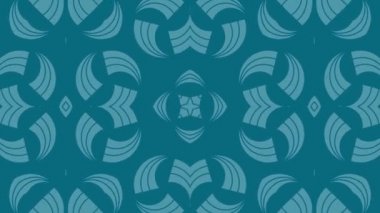 Kaleydoskop sorunsuz döngü sıra mandala desenler çok renkli hareketli grafik arka plan soyut. Yoga için ideal, kulüpleri, gösterir