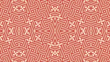 Kaleydoskop sorunsuz döngü sıra mandala desenler çok renkli hareketli grafik arka plan soyut. Yoga için ideal, kulüpleri, gösterir