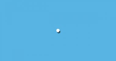 Düz animasyonlu hareket grafik simgesini iki tarzı konumunun açılır