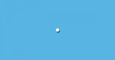 Düz animasyonlu hareketli grafik simgesini iki tarzı dikkatli açılır