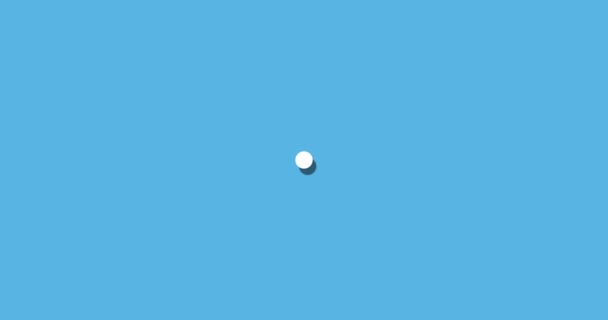 Flat Animated Motion Graphic Drop Icon Trash Can Delete Two — Stockvideo
