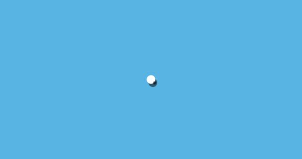 Flat Animated Motion Graphic Drop Icon Two Style — Stock Video