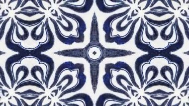 Kaleydoskop sorunsuz döngü sıra mandala desenler çok renkli hareketli grafik arka plan soyut. Yoga için ideal, kulüpleri, gösterir