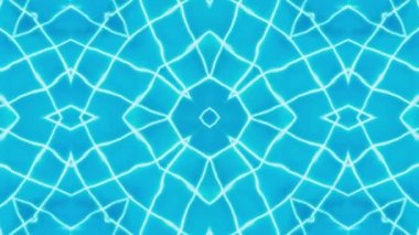 Kaleydoskop sorunsuz döngü sıra mandala desenler çok renkli hareketli grafik arka plan soyut. Yoga için ideal, kulüpleri, gösterir