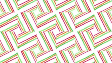 Kaleydoskop sorunsuz döngü sıra mandala desenler çok renkli hareketli grafik arka plan soyut. Yoga için ideal, kulüpleri, gösterir