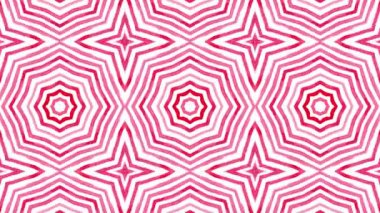 Kaleydoskop sorunsuz döngü sıra mandala desenler çok renkli hareketli grafik arka plan soyut. Yoga için ideal, kulüpleri, gösterir