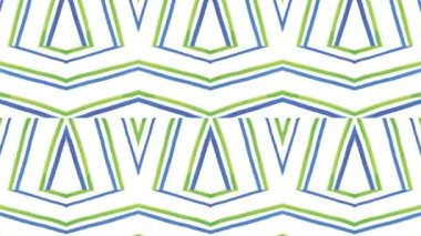 Kaleydoskop sorunsuz döngü sıra mandala desenler çok renkli hareketli grafik arka plan soyut. Yoga için ideal, kulüpleri, gösterir