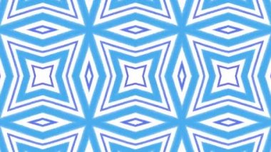 Kaleydoskop sorunsuz döngü sıra mandala desenler çok renkli hareketli grafik arka plan soyut. Yoga için ideal, kulüpleri, gösterir