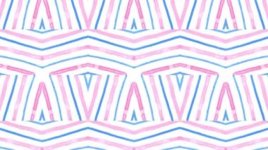 Kaleydoskop sorunsuz döngü sıra mandala desenler çok renkli hareketli grafik arka plan soyut. Yoga için ideal, kulüpleri, gösterir