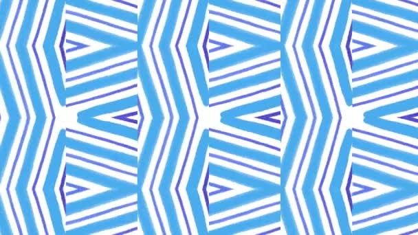 Kaléidoscope boucle transparente séquence mandala motifs abstraits multicolores fond graphique de mouvement. Idéal pour le yoga, clubs, spectacles 